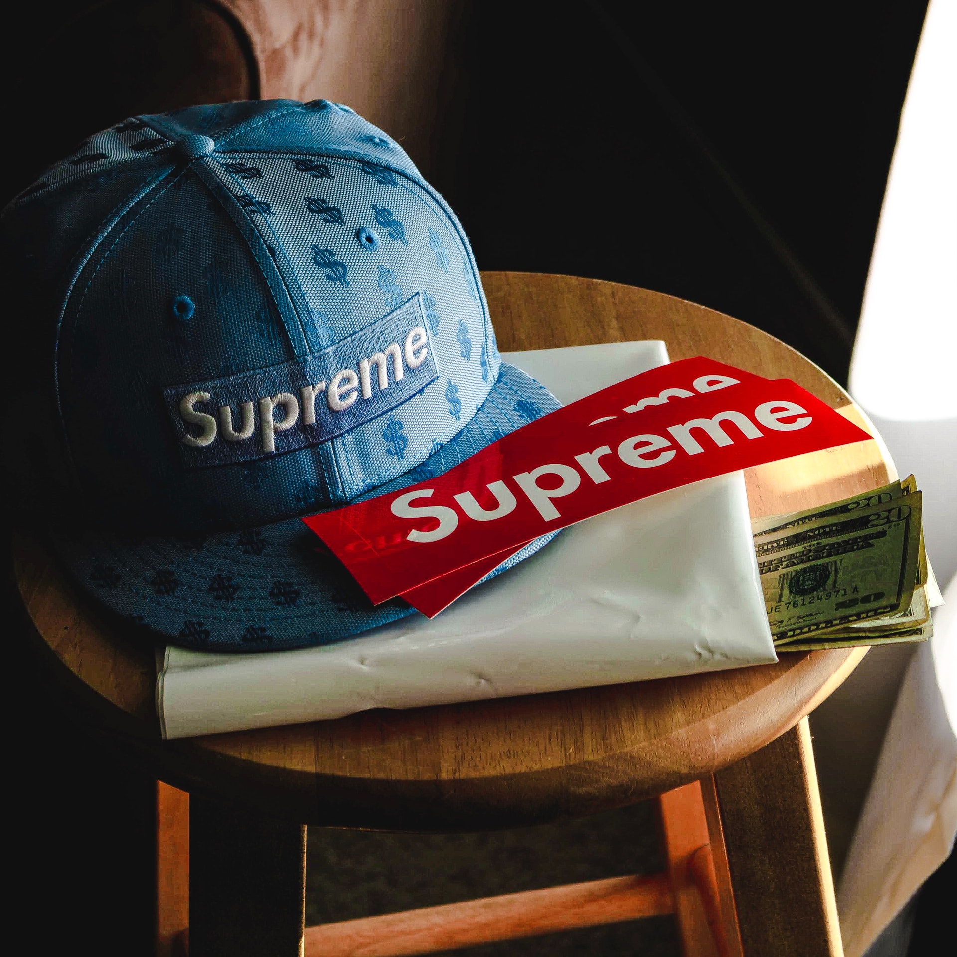 Supreme cap and limited edition sticker