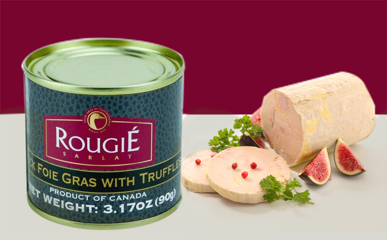 Rougie foie gras tin from Le Panier Francais