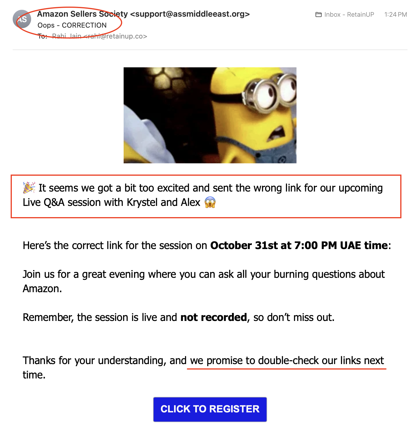 Email Campaign Gone Wrong: What to Do When You Send Incorrect Information