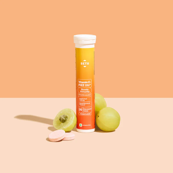 Setu Vitamin C effervescent tablets with amla