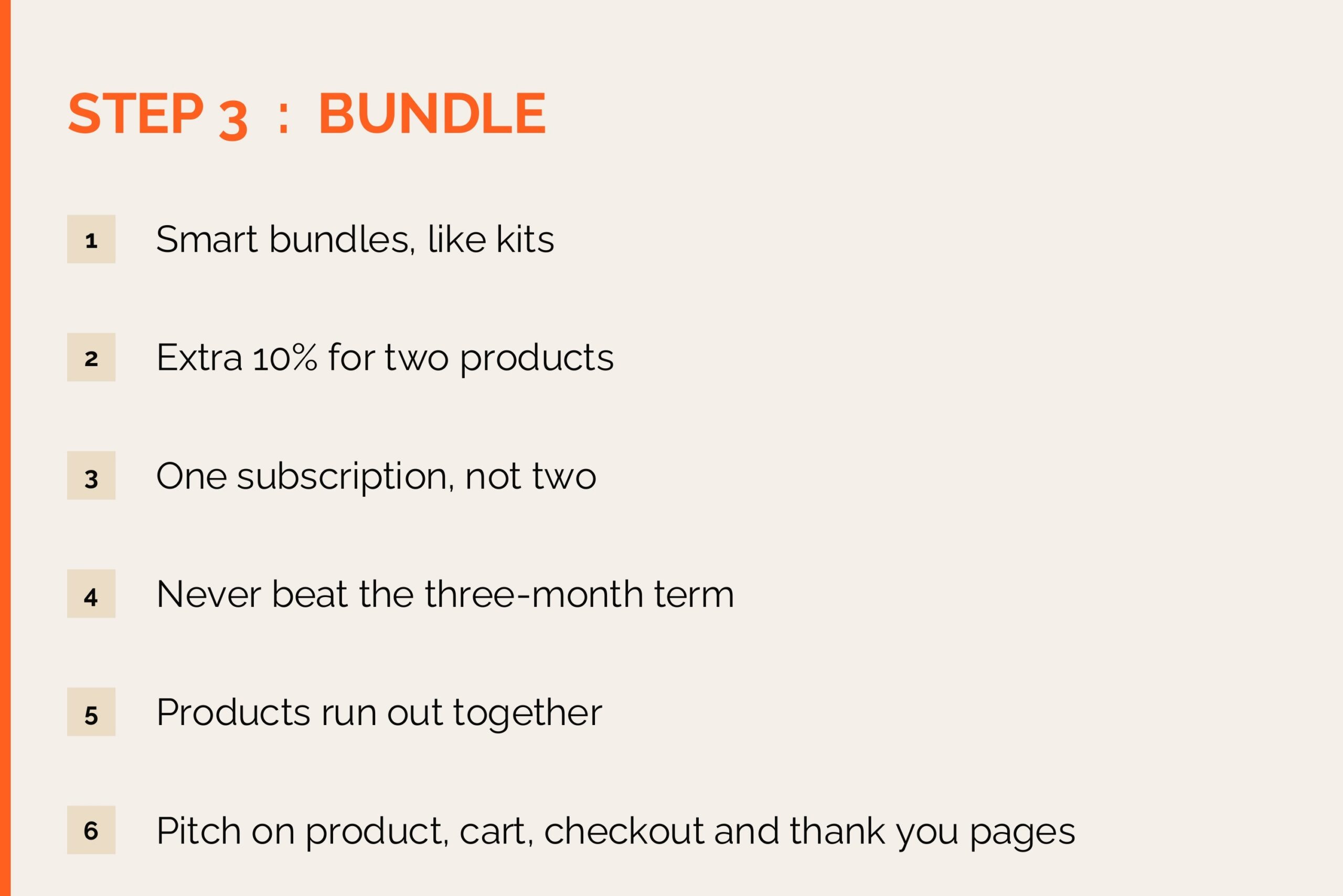 Step 3: Bundle